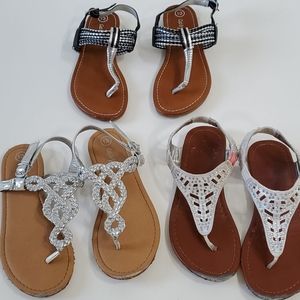 Little girl's size 13 sandals